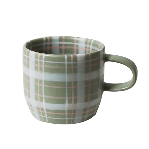 Robert Gordon Sage & Blush Check Mug / Cat's Pyjamas