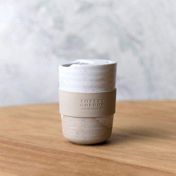 Robert Gordon 350ml Travel Mug in White Speckle / The Wanderer