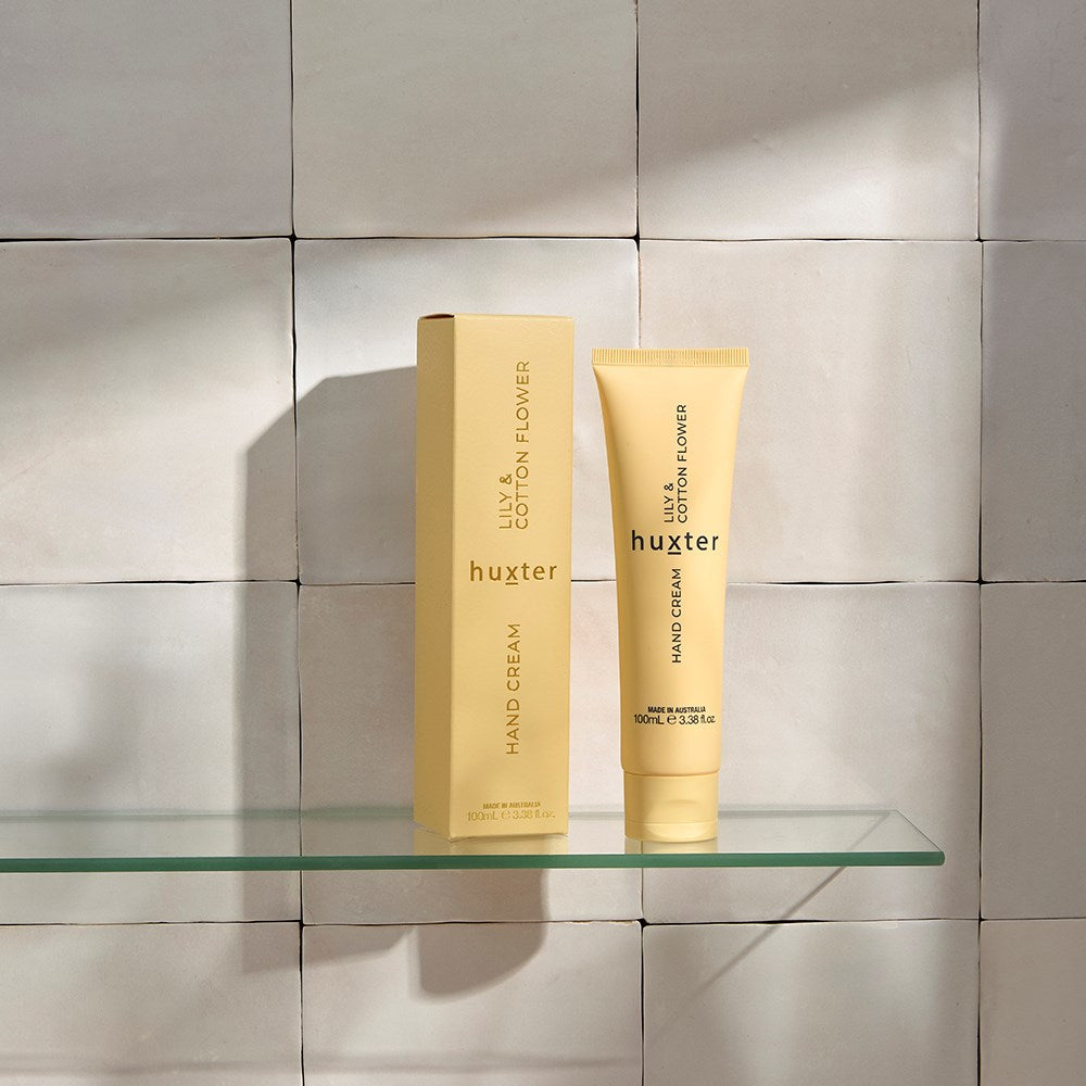 Huxter 100ml Hand Cream, Lily & Cotton Flower