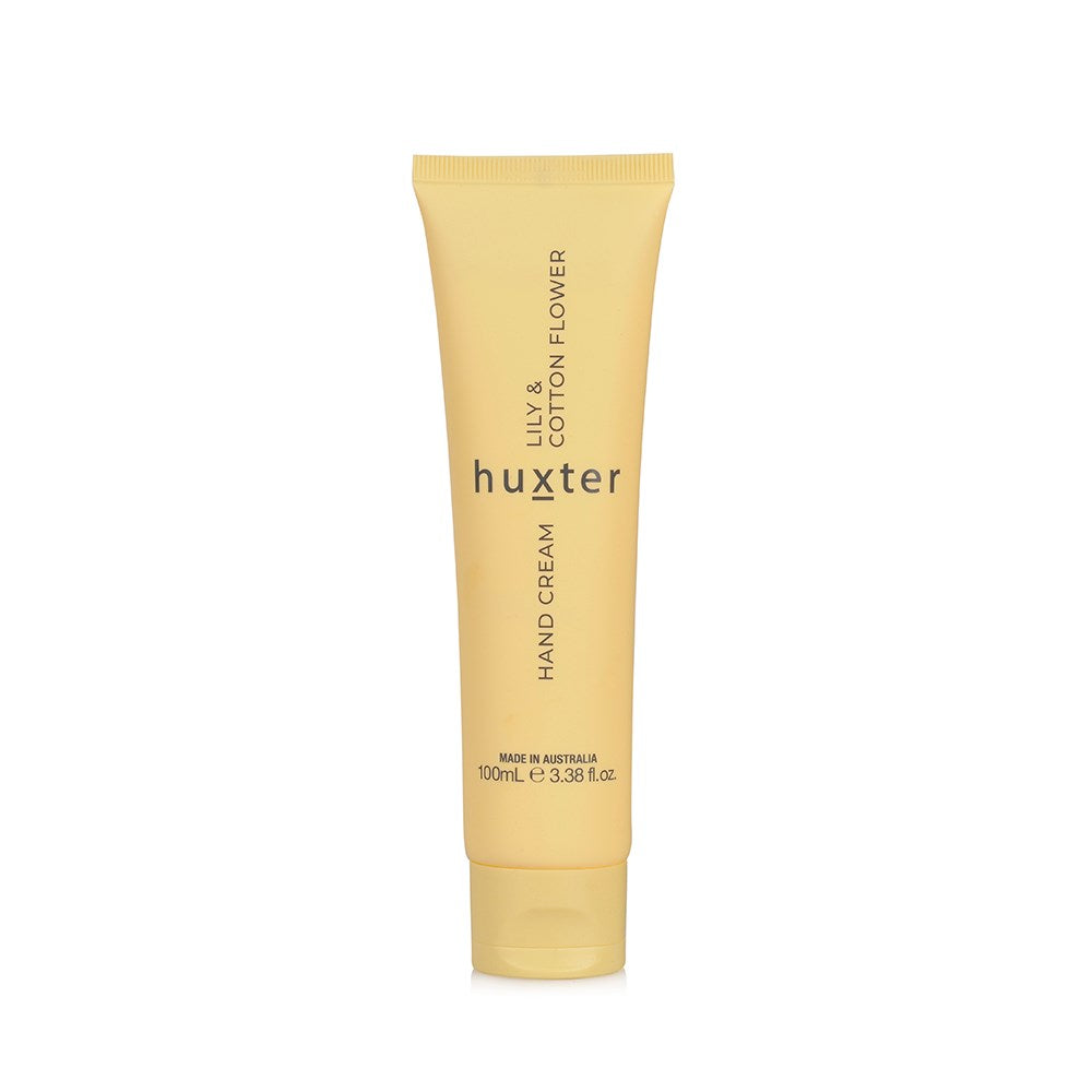 Huxter 100ml Hand Cream, Lily & Cotton Flower