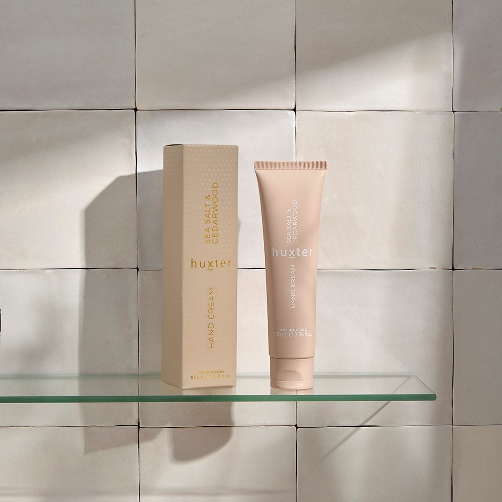 Huxter 100ml Hand Cream, Sea Salt & Cedarwood