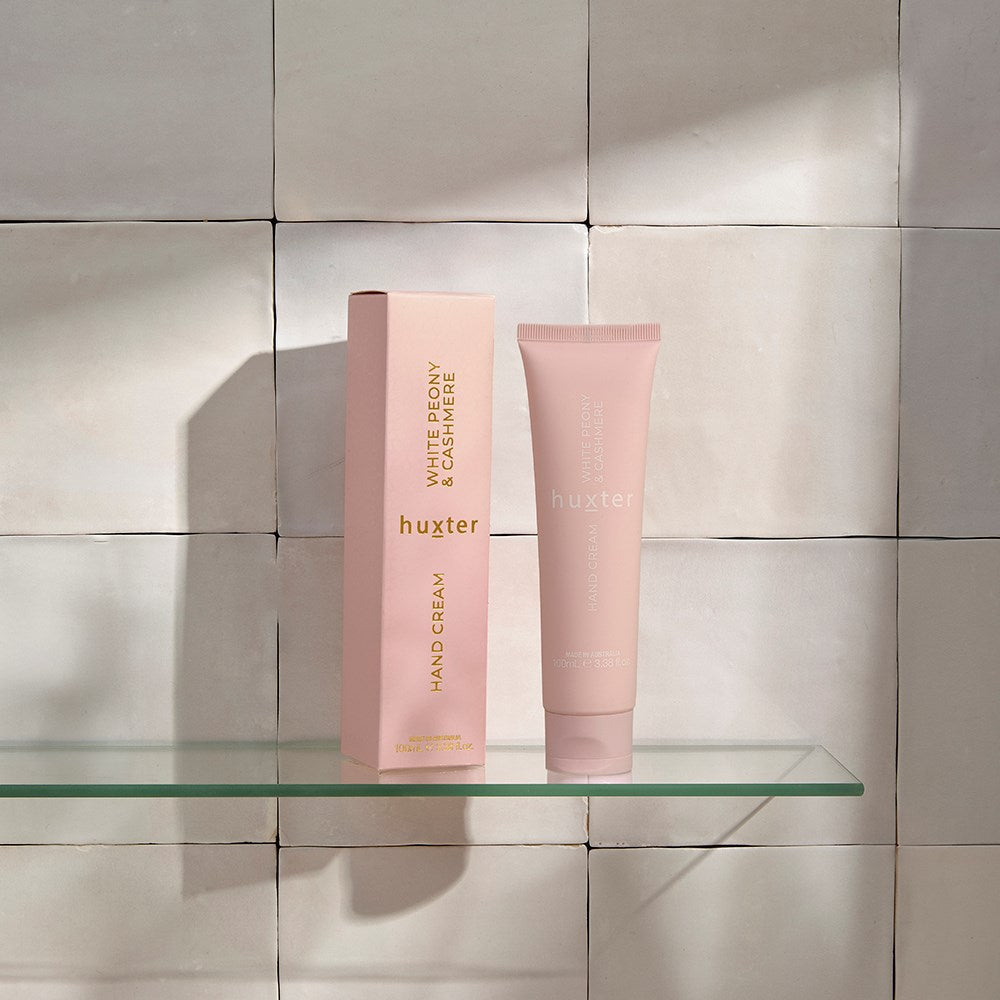 Huxter 100ml Hand Cream, White Peony & Cashmere