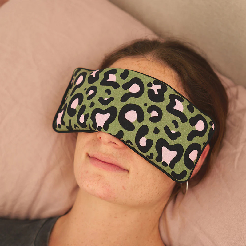 Eye Rest Pillow - Ocelot Pink Khaki