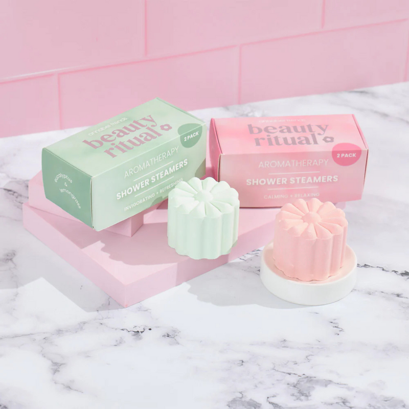 Shower Steamer Beauty Ritual - Dusty Pink