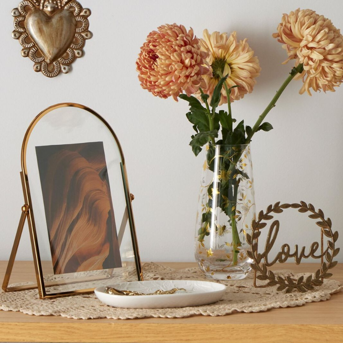 Akira Large Photo Frame - Gold