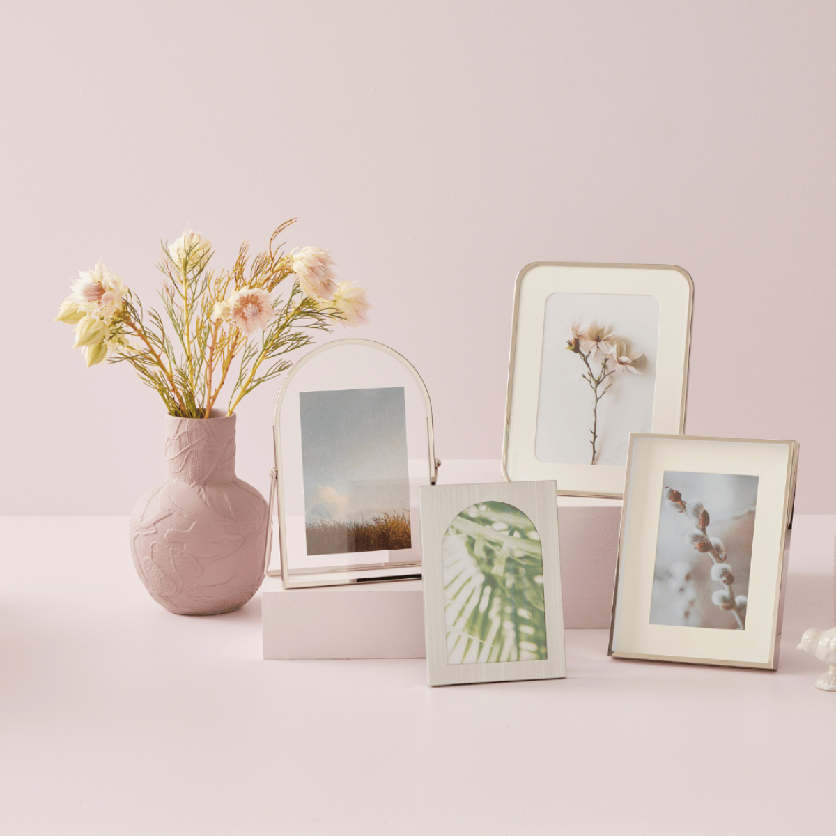 Akira Large Photo Frame - Silver