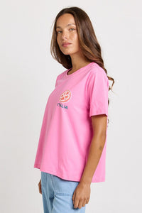 Betty Basics Ellia Print Tee, Italian Orange Print