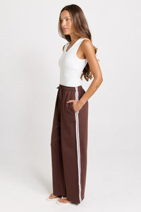 Betty Basics Nikki Relax Cotton Jogger, Chocolate