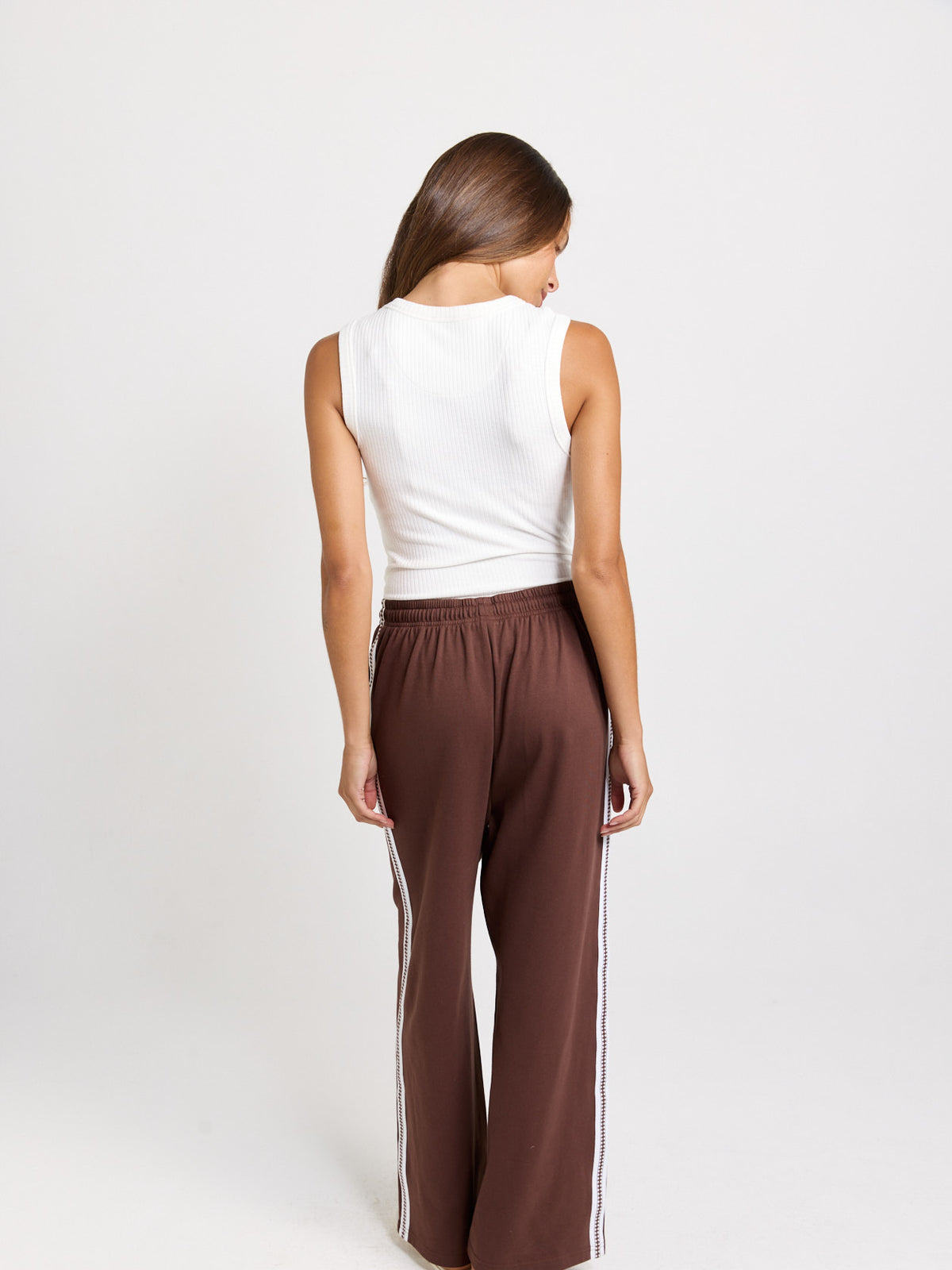 Betty Basics Nikki Relax Cotton Jogger, Chocolate
