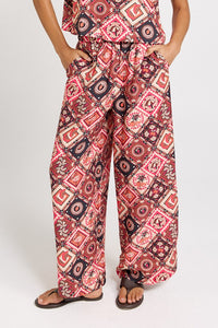 Betty Basics Sable Wide Leg Pant, Coco Print