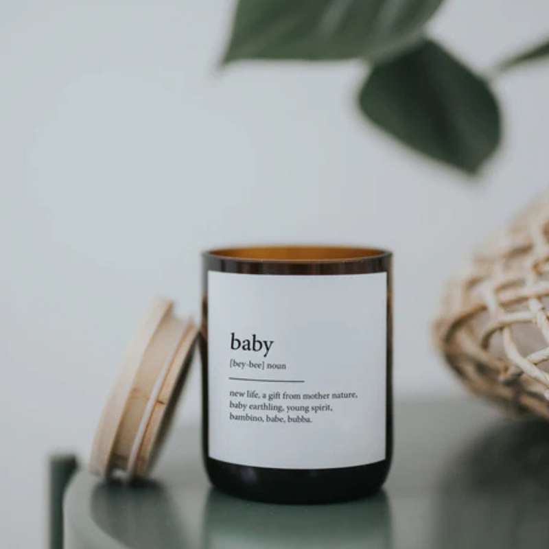 Baby - Dictionary Candle