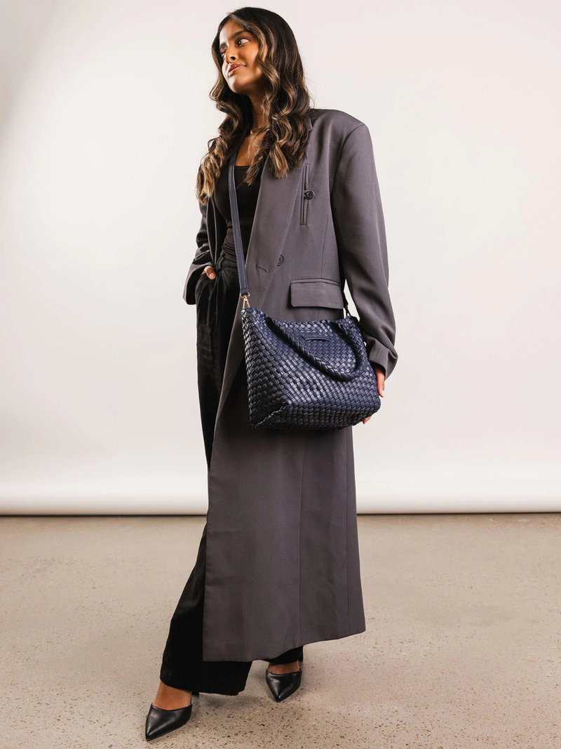 Baby Cruiser Woven Tote Bag - Navy