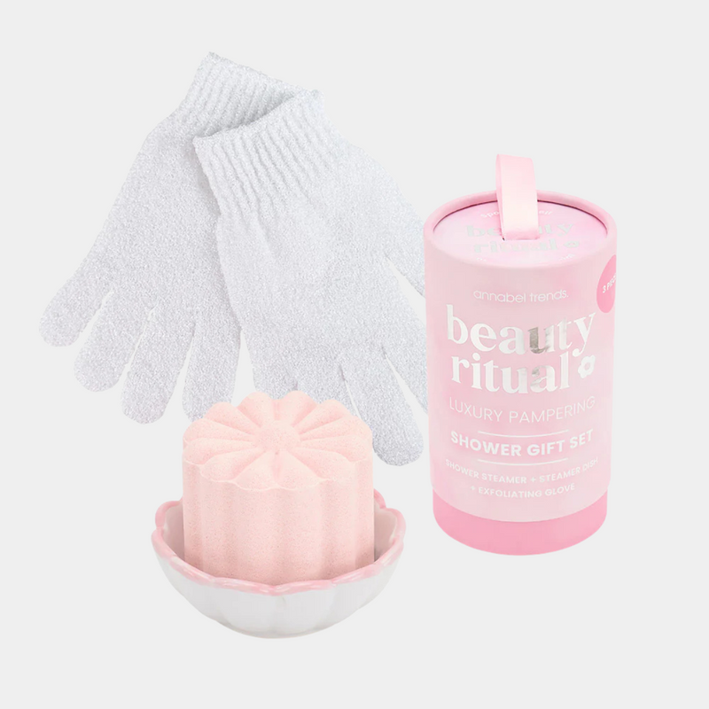 Beauty Ritual - Shower Gift Set - Dusty Pink