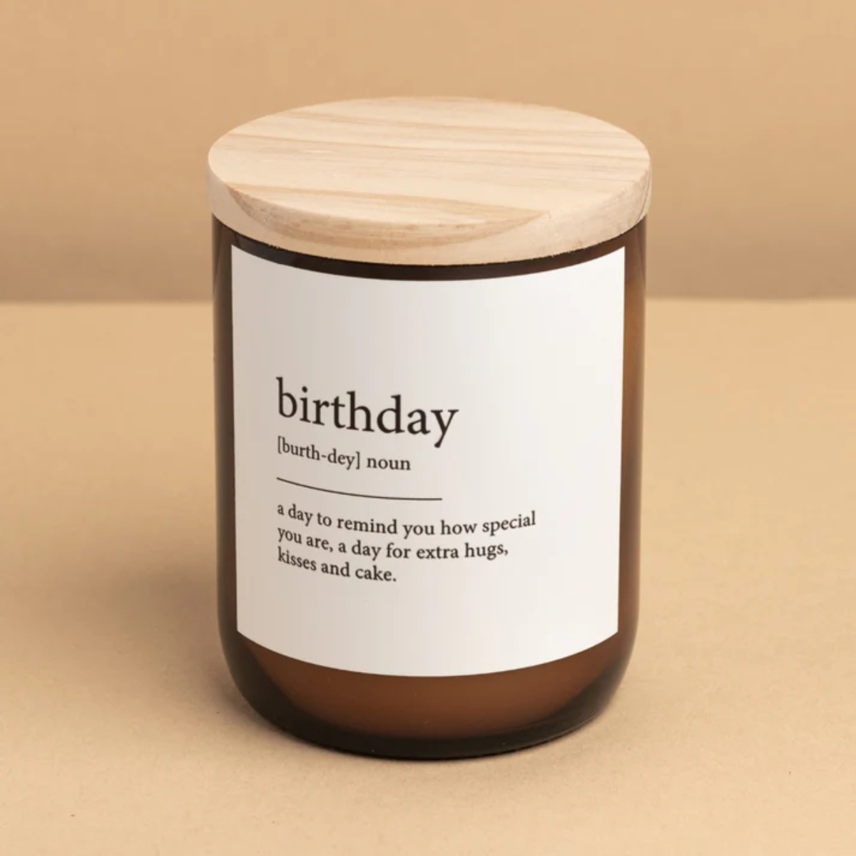 Birthday - Dictionary Candle
