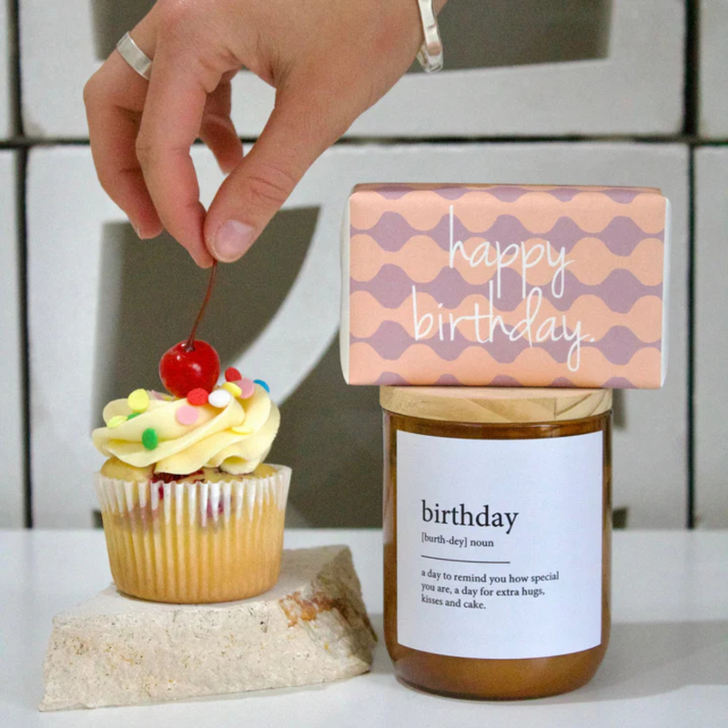 Birthday - Dictionary Candle