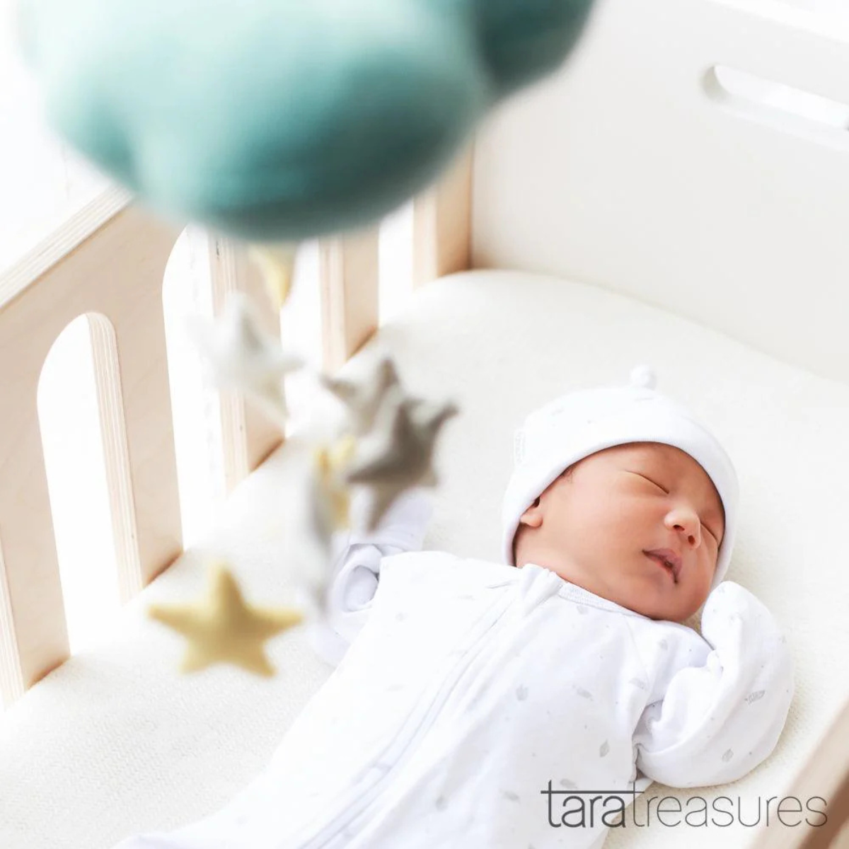 Nursery Mobile - Blue Cloud With Stars