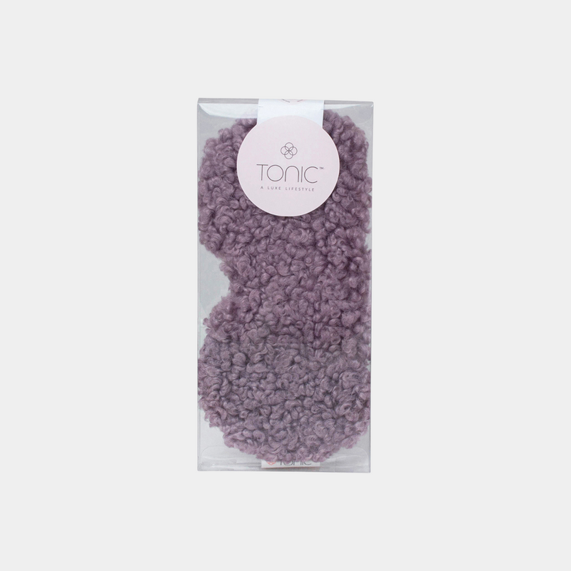 Boucle Eye Mask - Wisteria