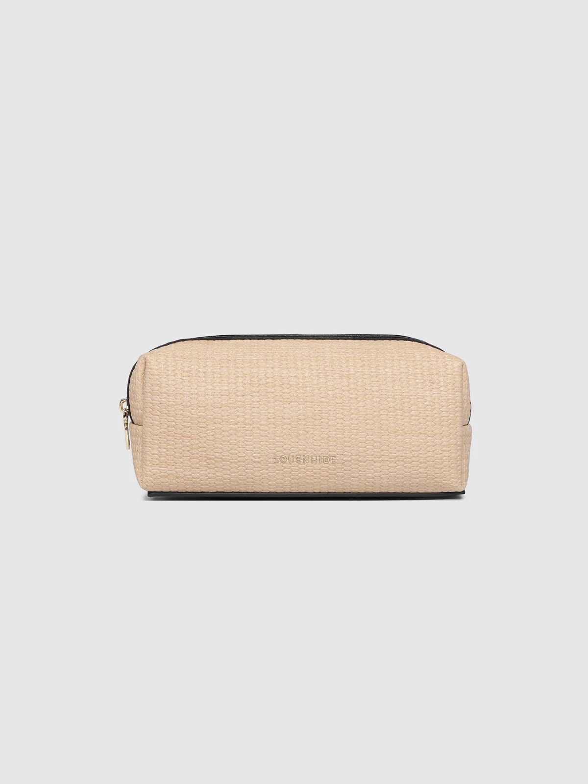 Brianna Makeup Bag - Natural Black