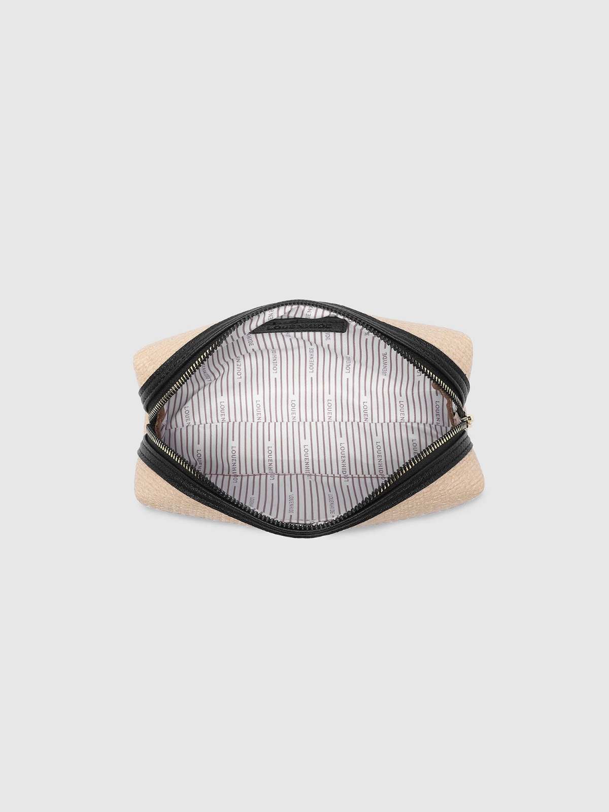 Brianna Makeup Bag - Natural Black