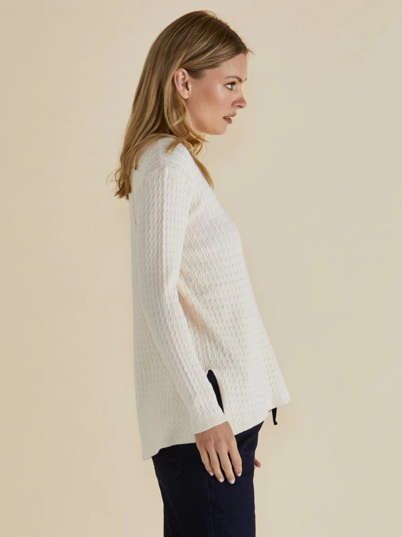 Cable Mini Jumper - Oat