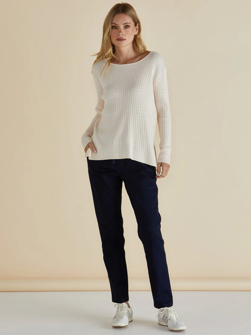 Cable Mini Jumper - Oat