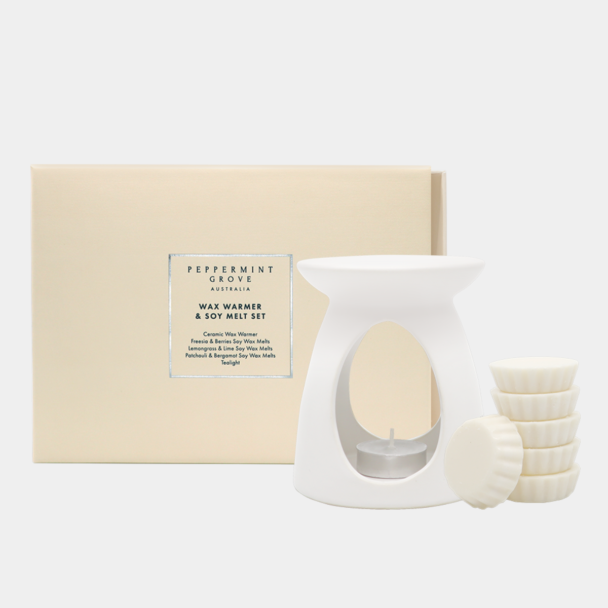 Ceramic Warmer & Wax Melt Gift Set