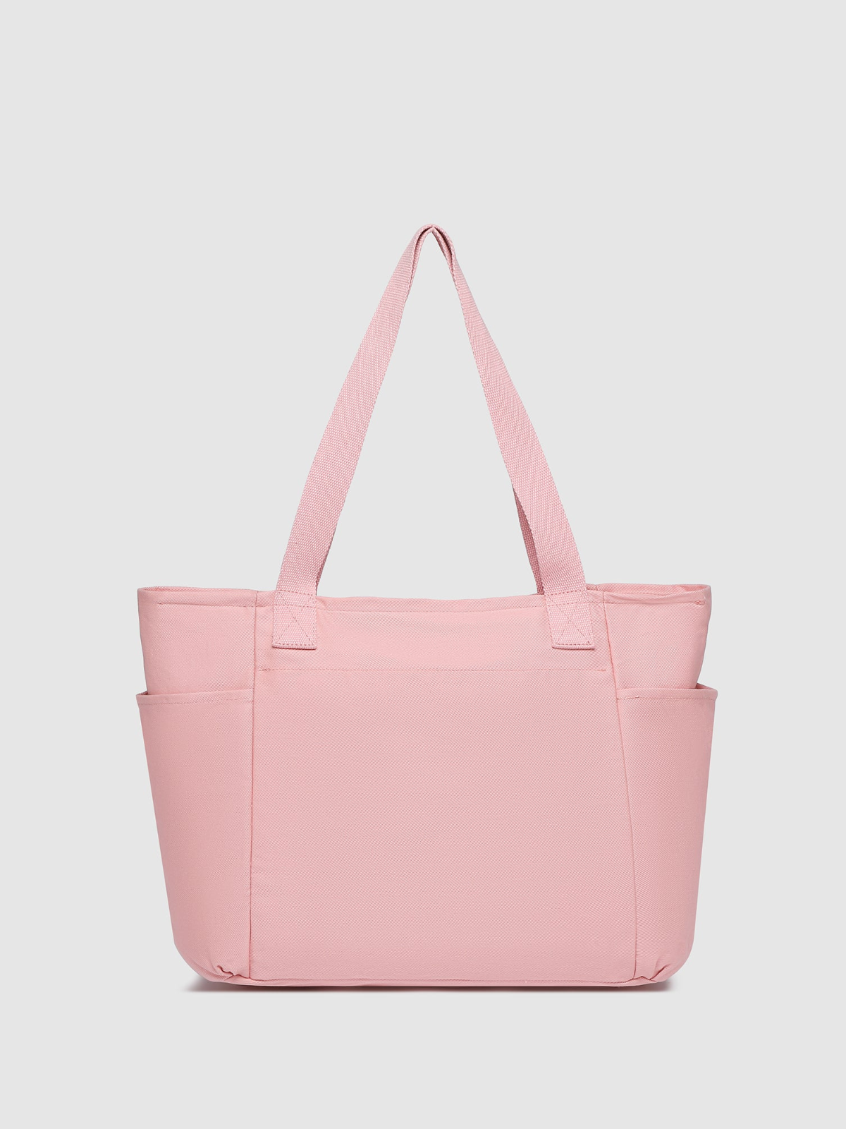 Charlotte Canvas Tote Bag - Pink