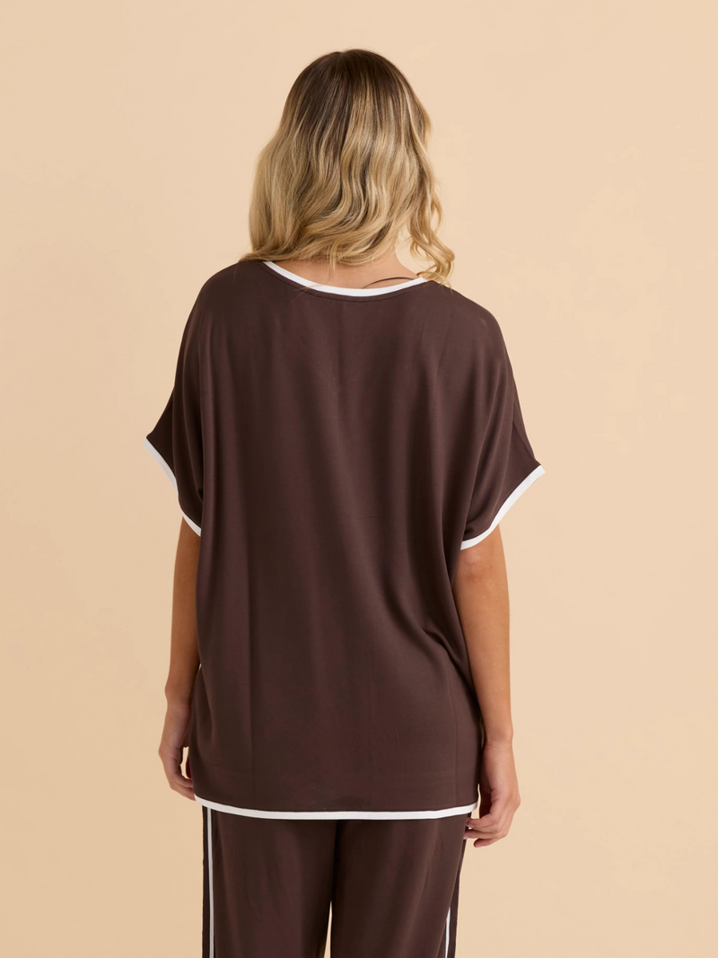 Clara Tee - Chocolate