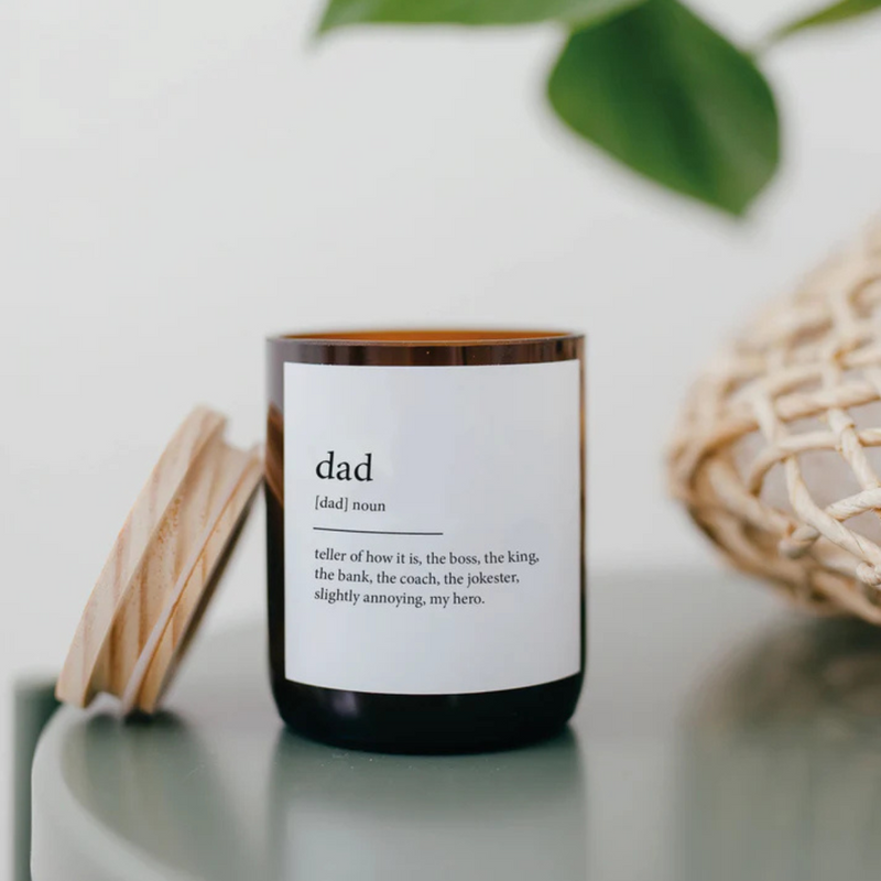 Dad - Dictionary Candle