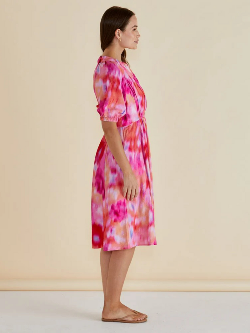 Emery Dress - Floral Abstract Print