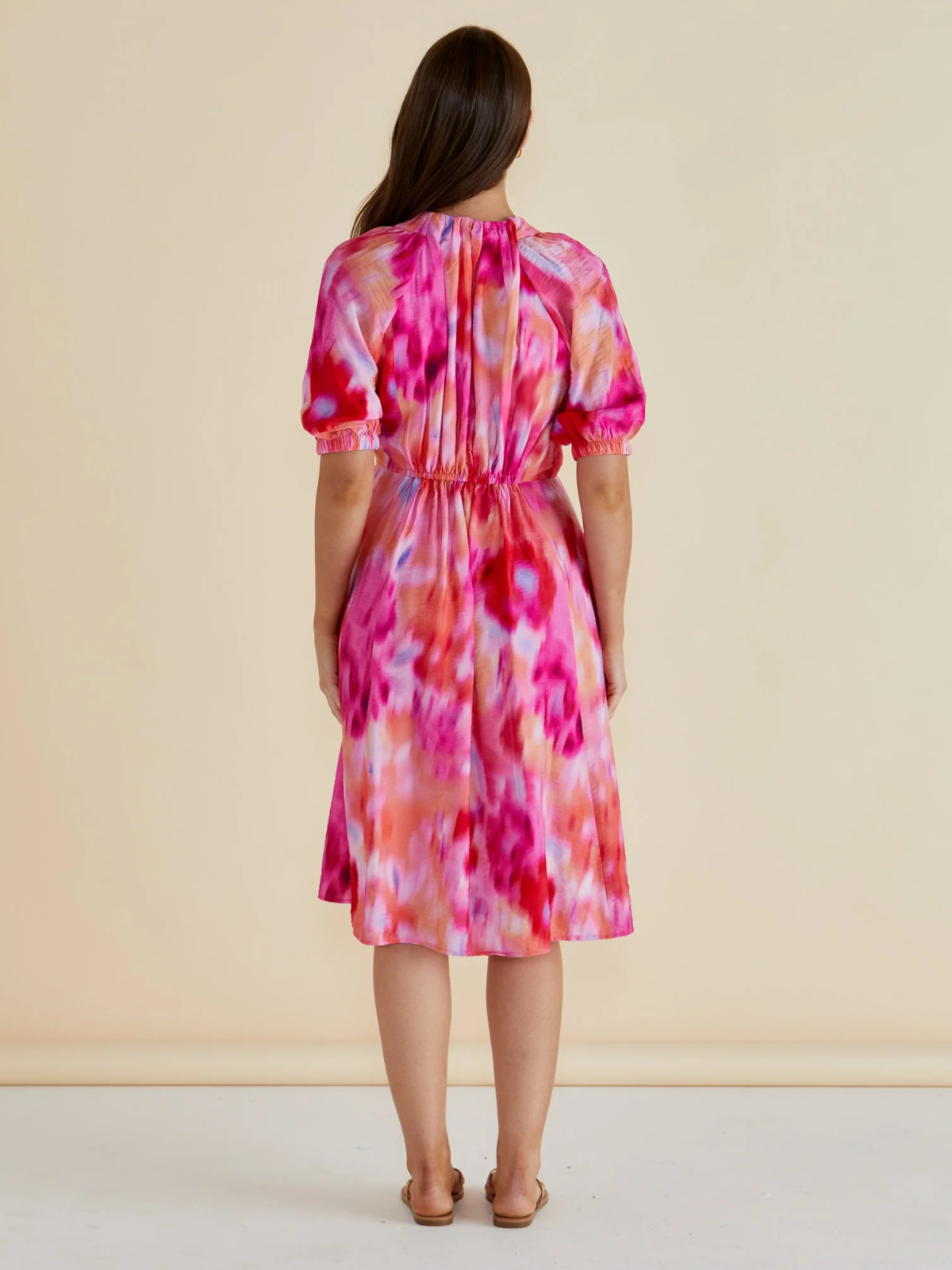 Emery Dress - Floral Abstract Print