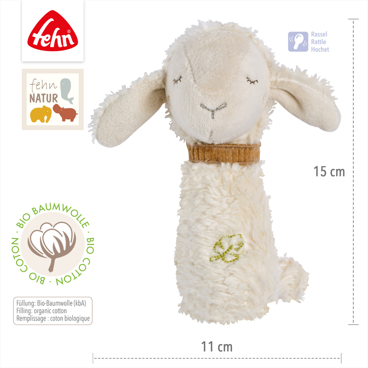 FehnNATUR Rod Rattle Sheep