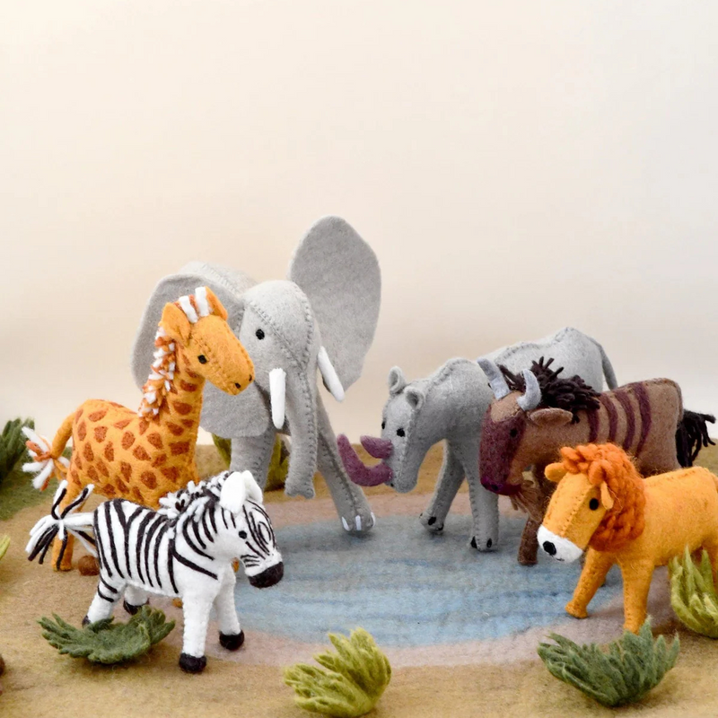 Felt Elephant Soft Toy