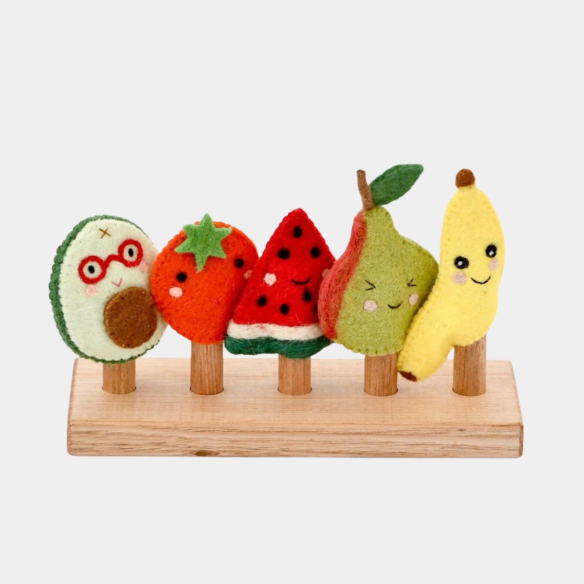 Felt Fruits - Finger Puppets Set
