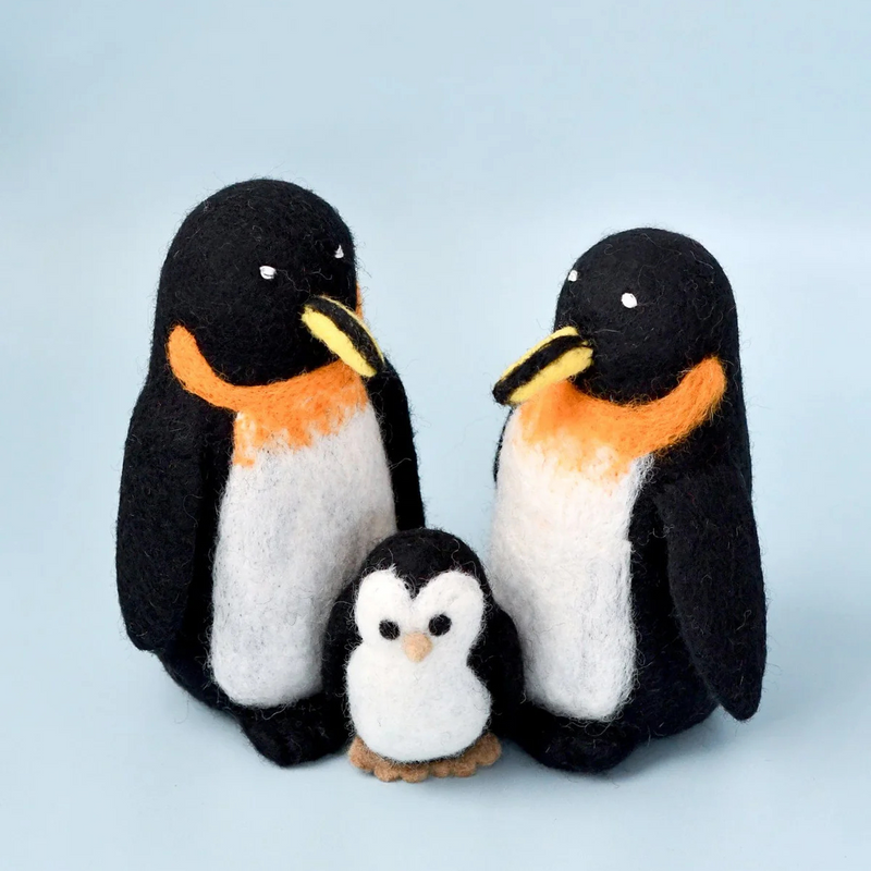 Felt Penguin Family - Set of 3