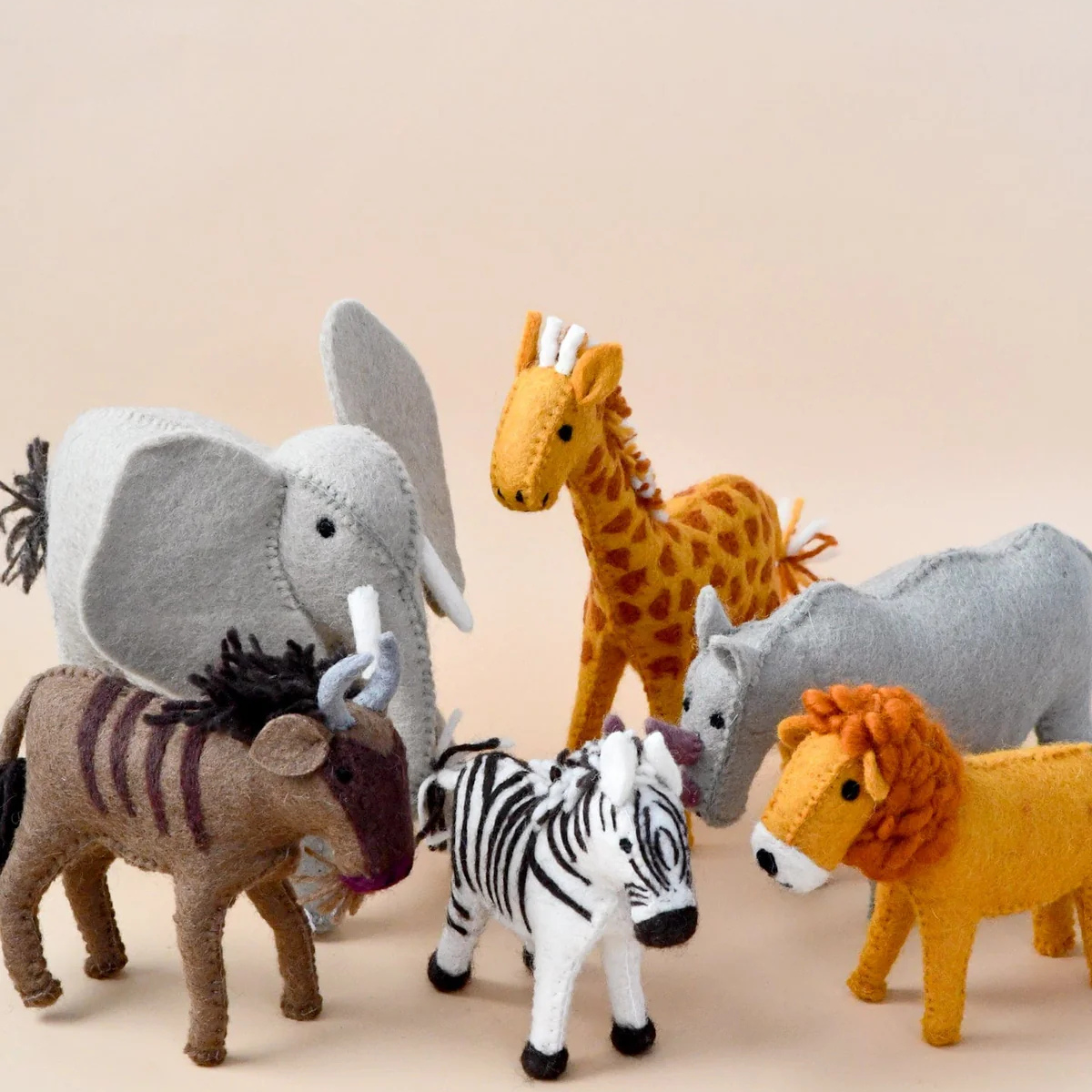 Felt Zebra Soft Toy