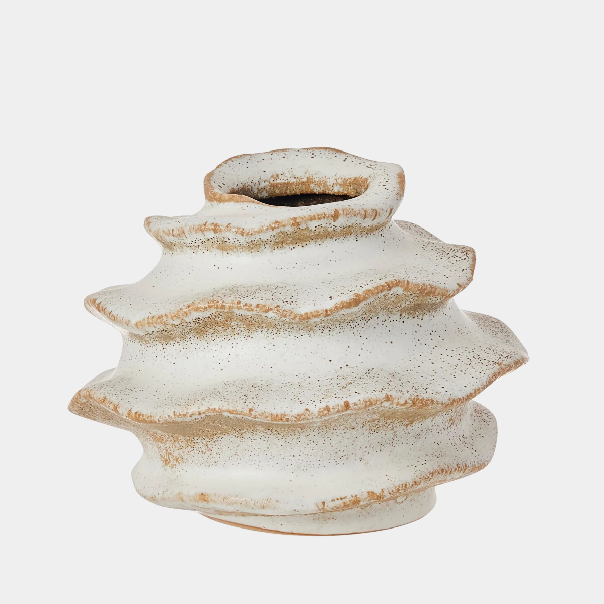 Fossil Taupe Bud Vase Short