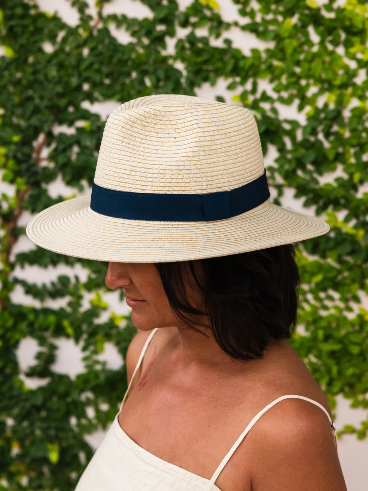 Freddie Hat - Natural Navy