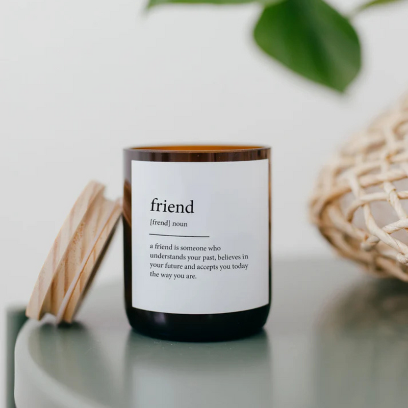 Friend - Dictionary Candle