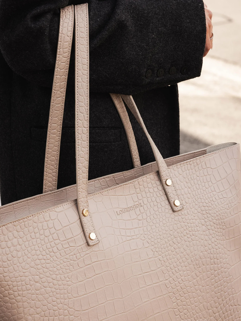 Hudson Tote Bag - Croc Malt