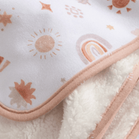 Jersey Sherpa Blanket - Bohemian Bliss