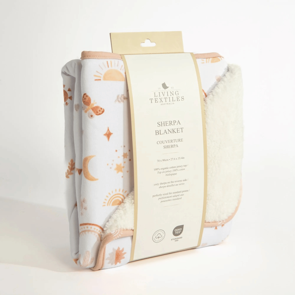 Jersey Sherpa Blanket - Bohemian Bliss