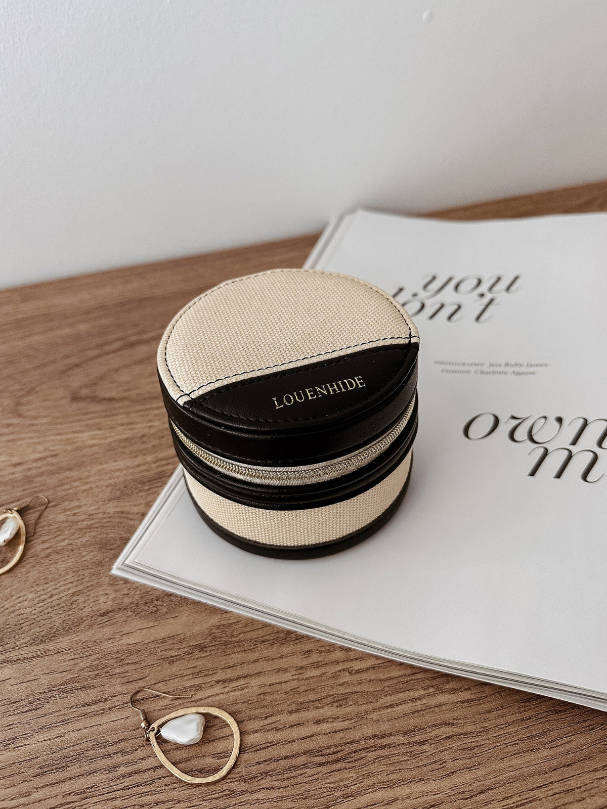 Loz Jewellery Box - Canvas Black