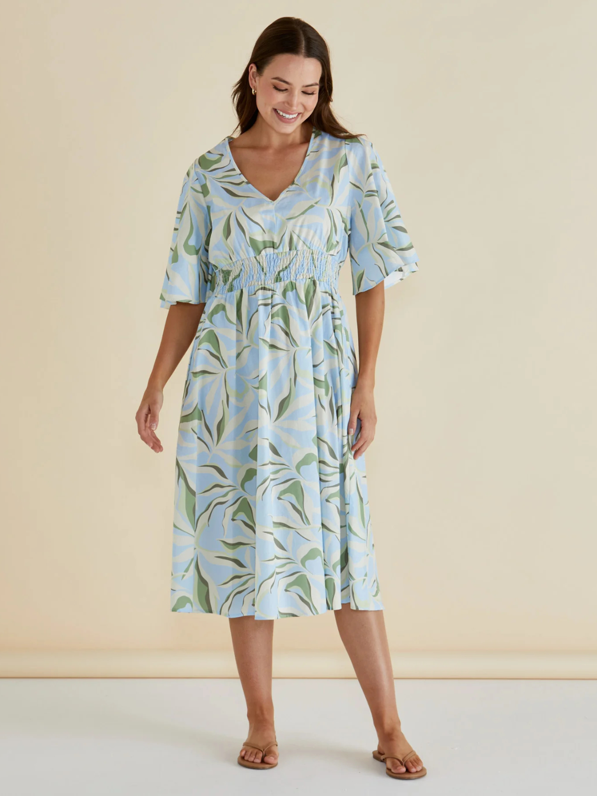 Mazie Dress - Garden Print