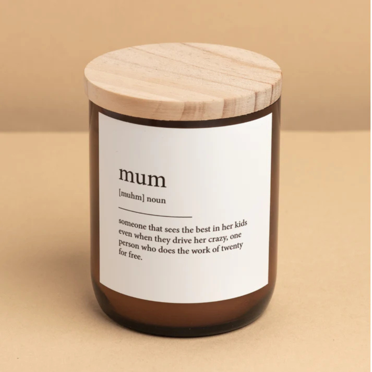 Mum - Dictionary Candle