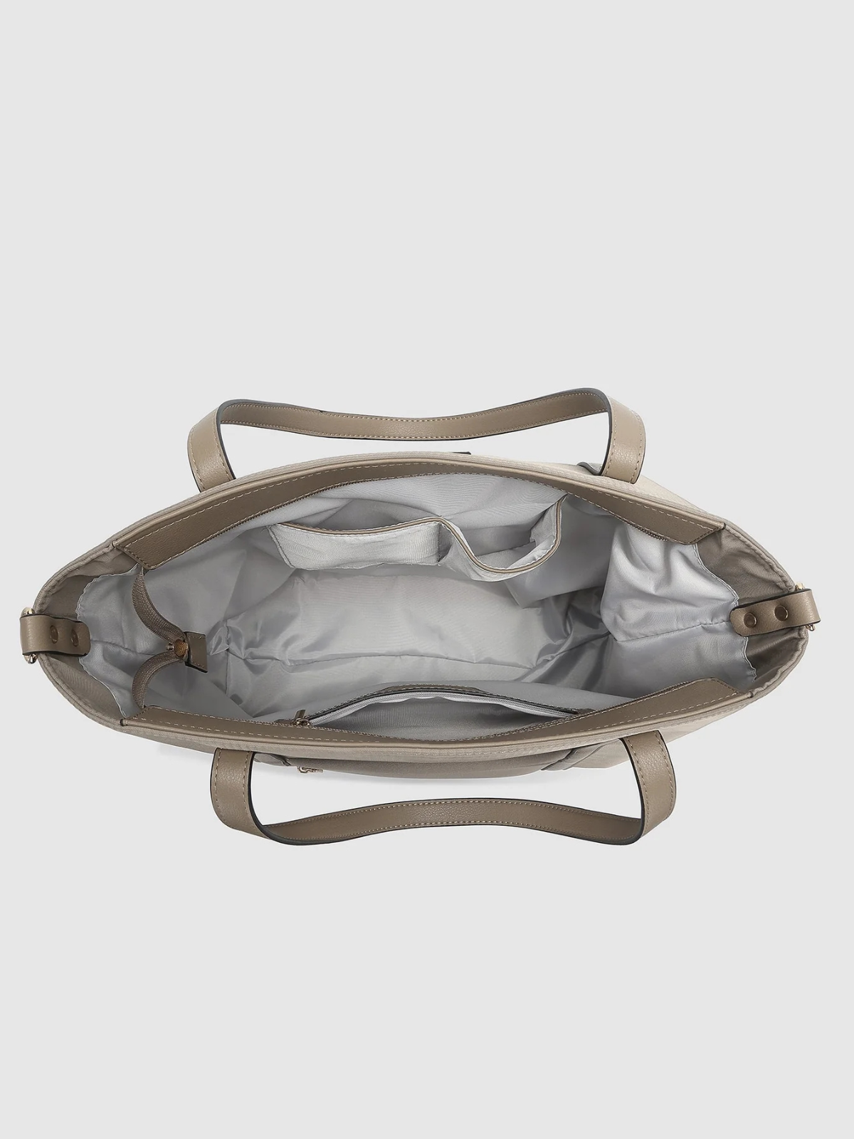 Nora Nylon Tote Bag - Coffee