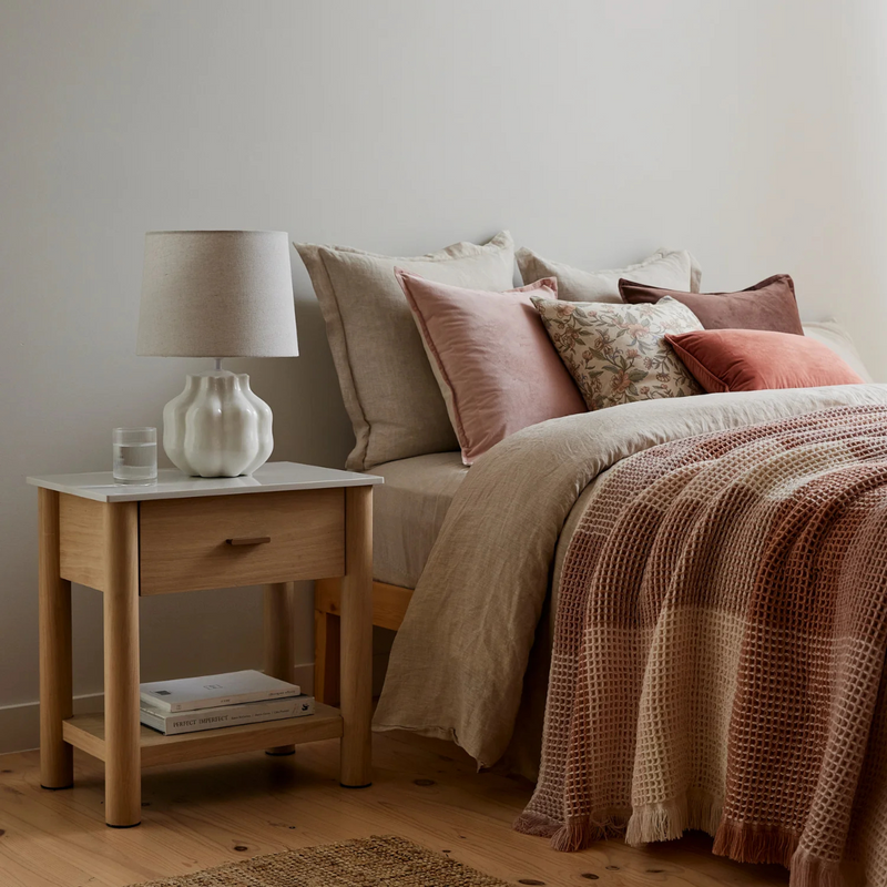 Otis Maple Waffle Throw