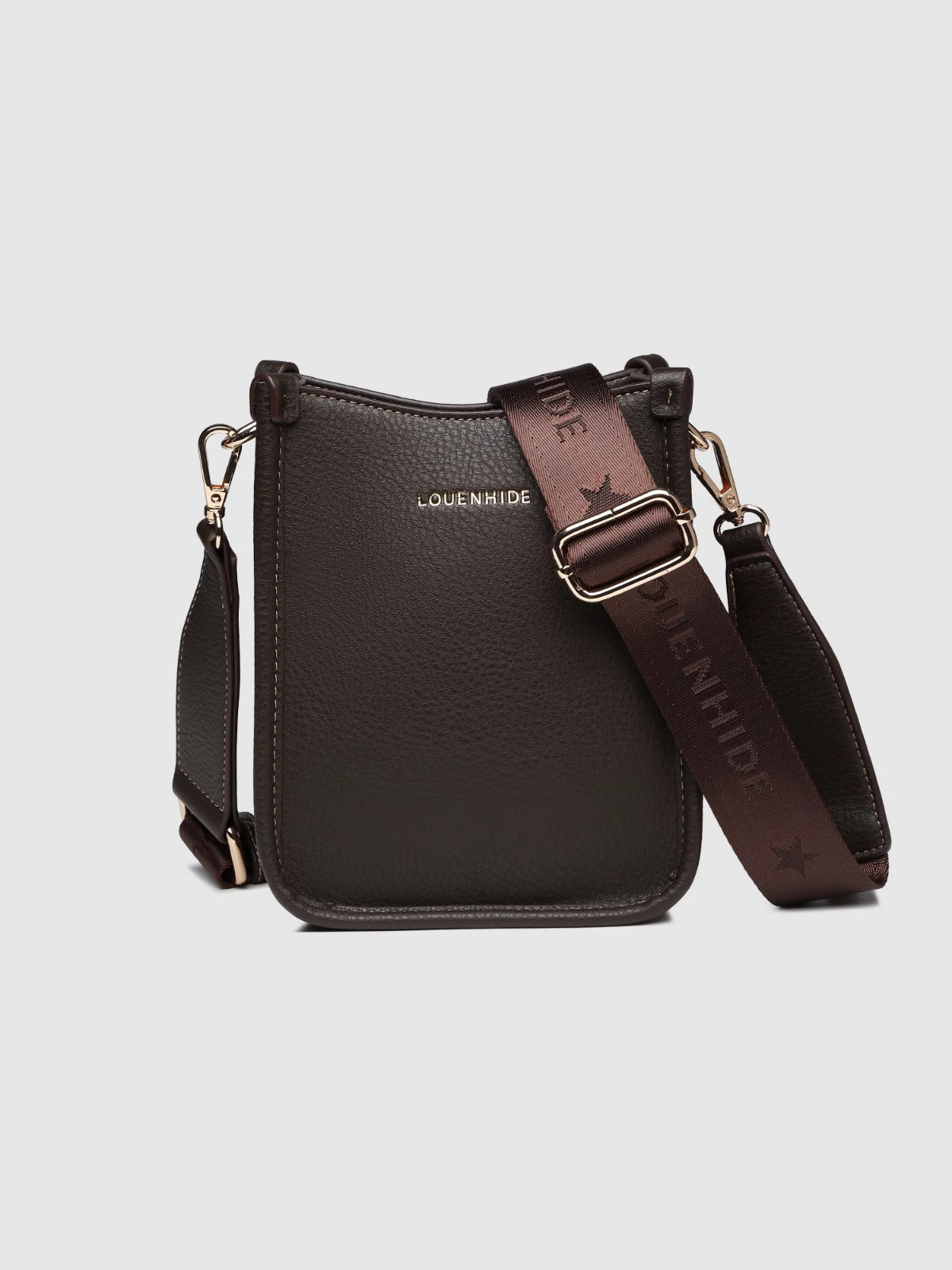 Parker Phone Crossbody Bag - Chocolate