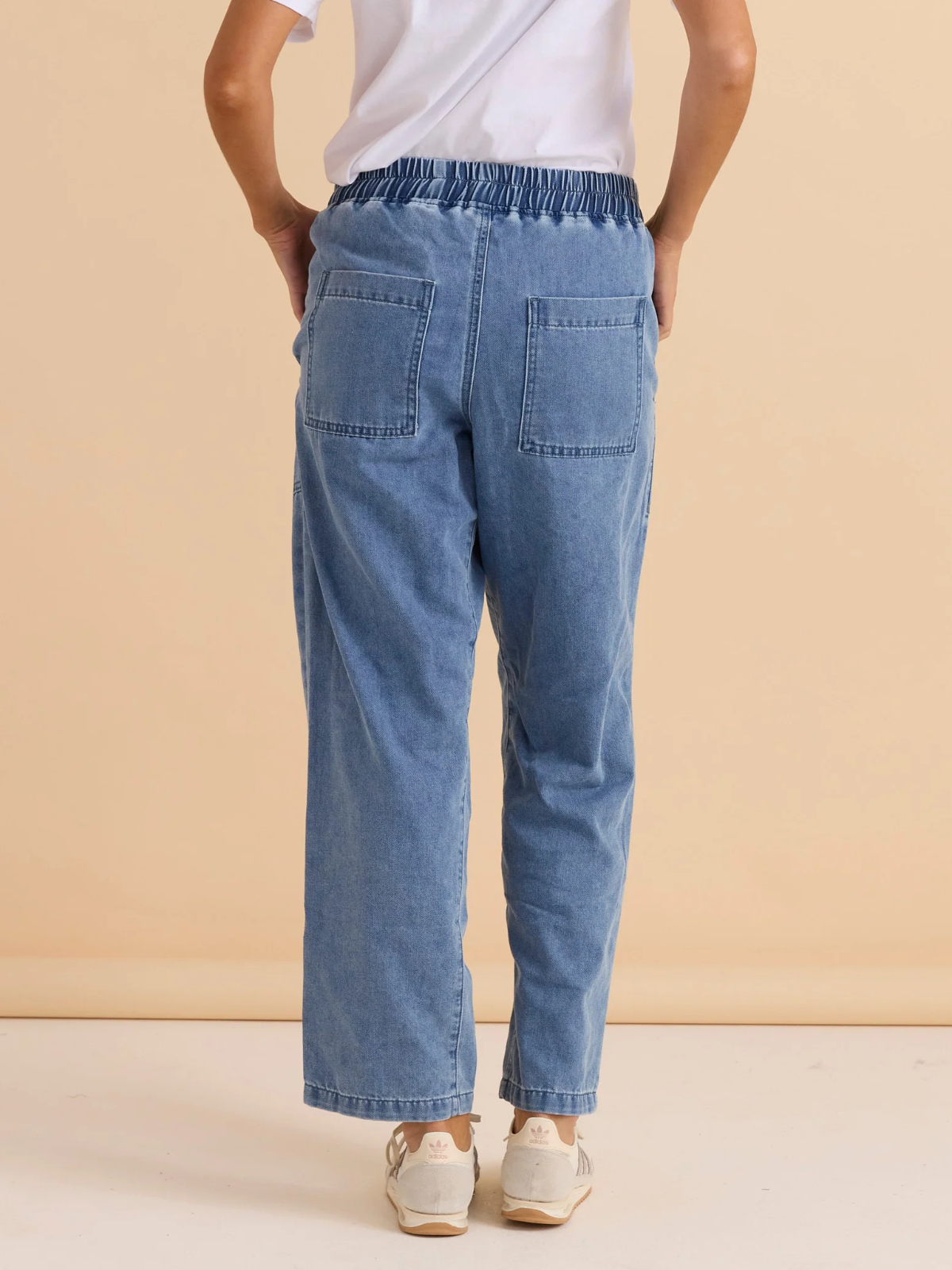 Quinn Cotton Jogger - Blue