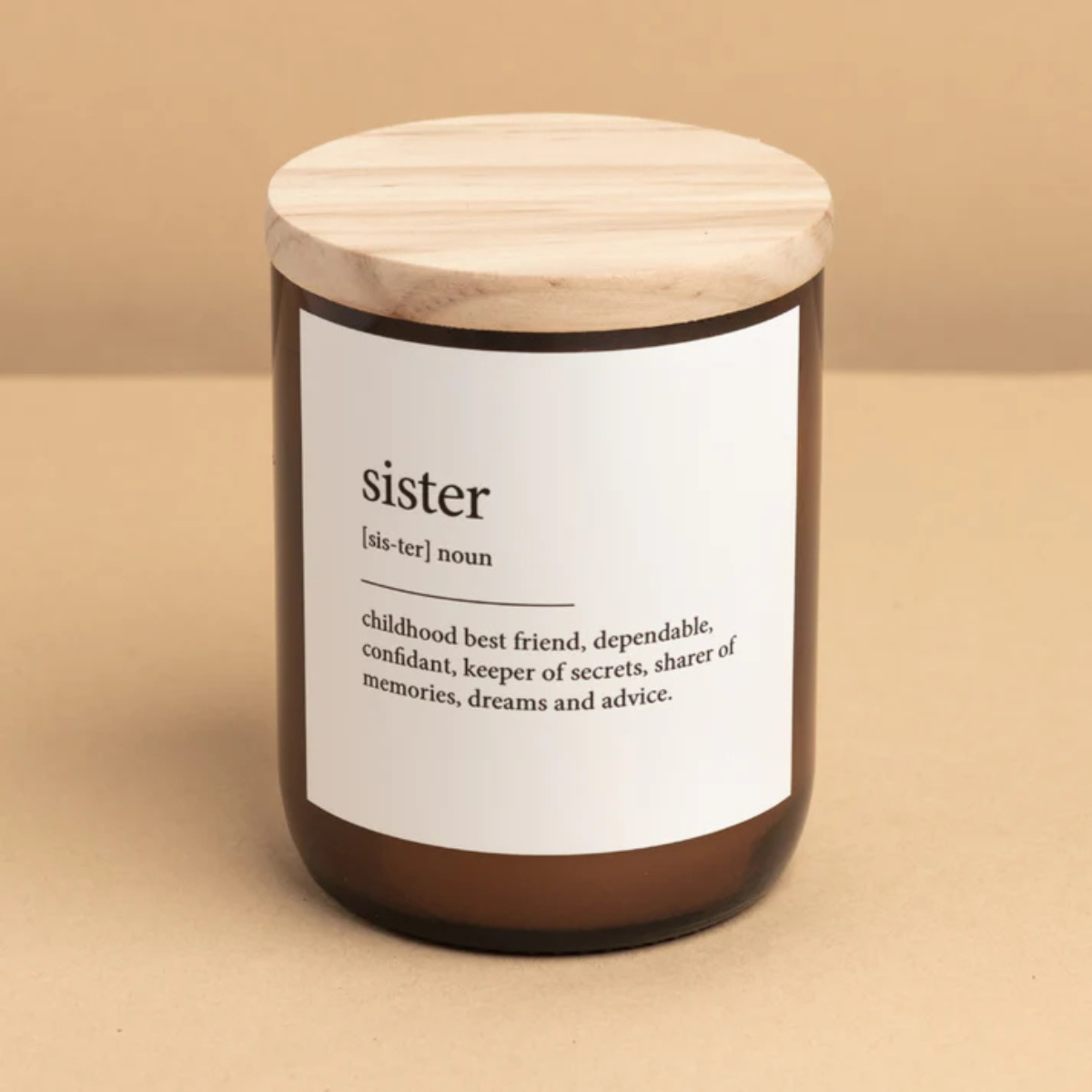 Sister - Dictionary Candle